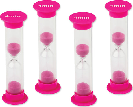 4 Minute Sand Timers - Small