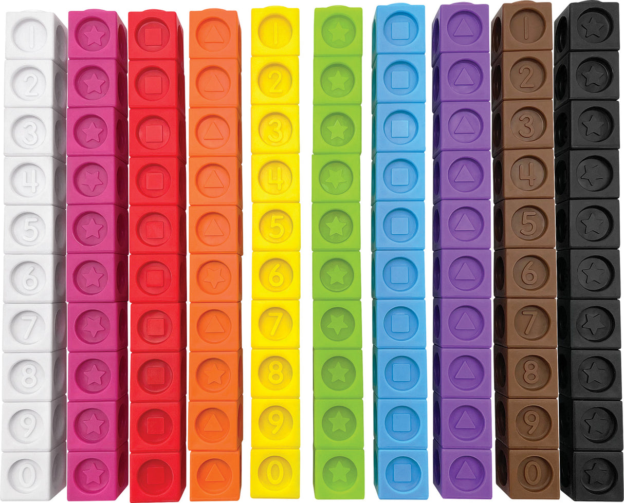 Numbers and Shapes Connecting Cubes