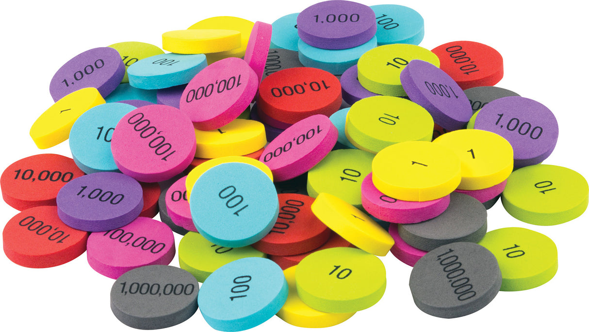 Foam Place Value Disks