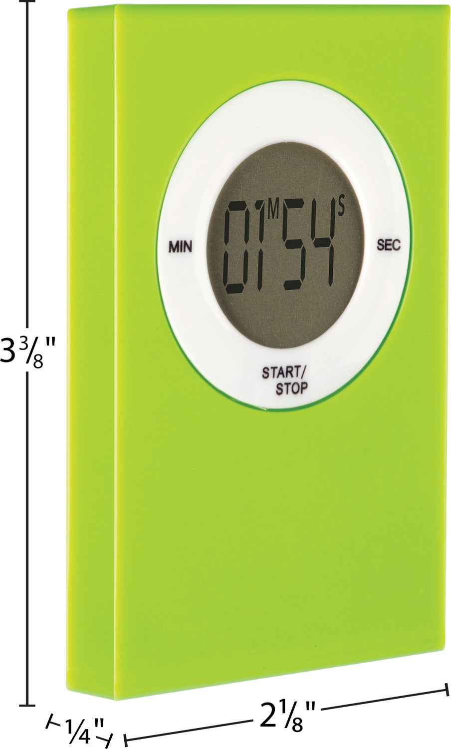 Magnetic Digital Timer - Lime