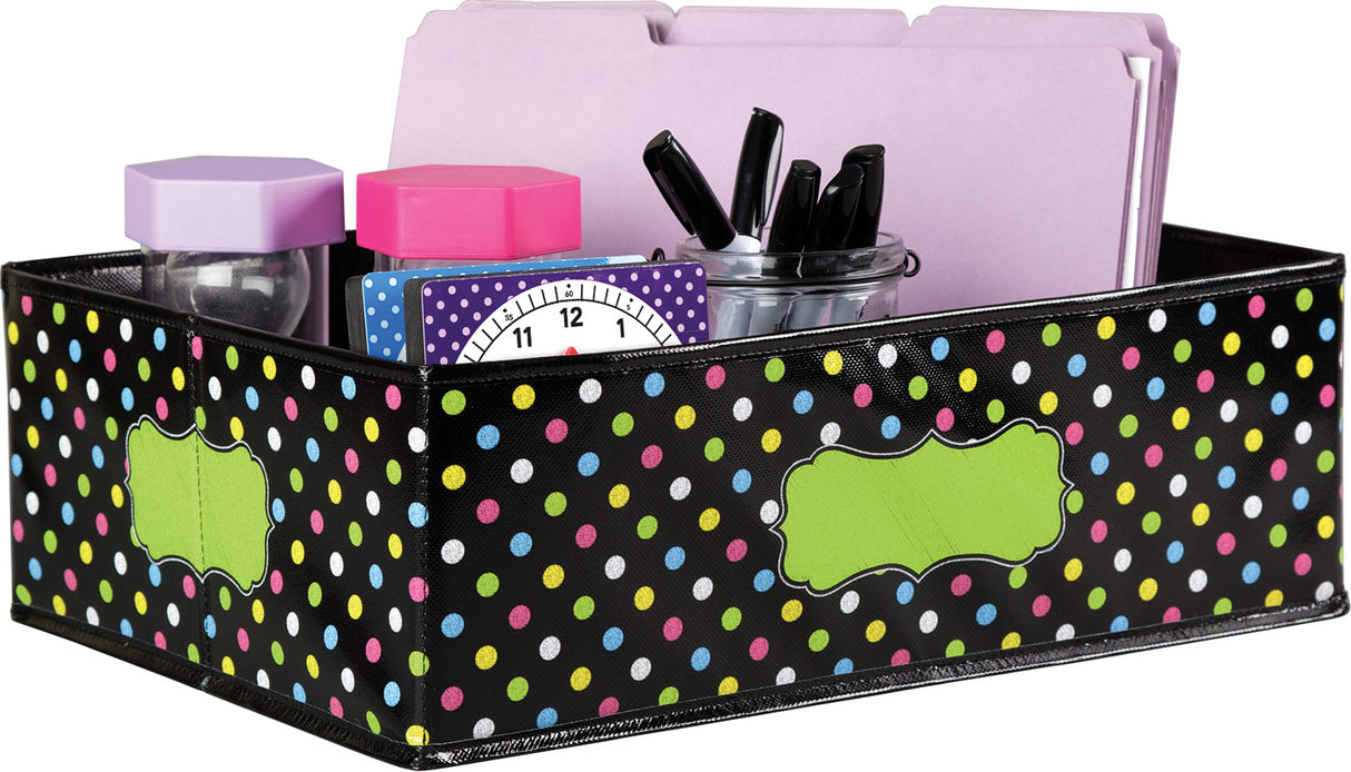 Chalkboard Brights Storage Bin