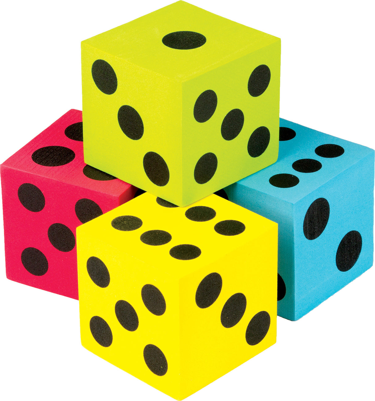 Foam Colorful Jumbo Dice