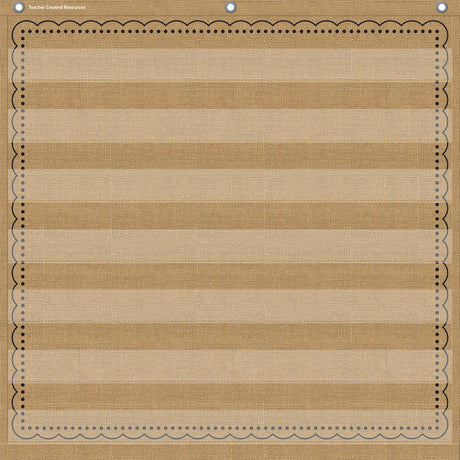 Burlap 7 Pocket Chart (28" x 28")