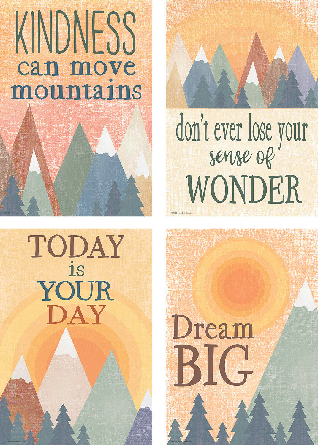 Moving Mountains Poster Set (4)