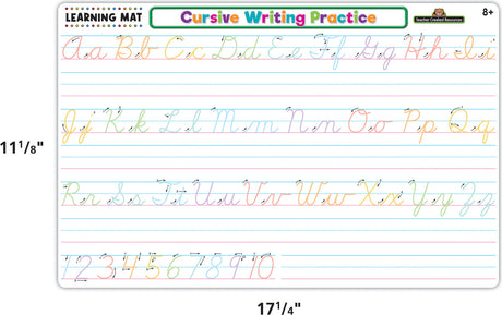 Cursive Writing Practice Learning Mat