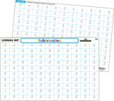 Subtraction Learning Mat