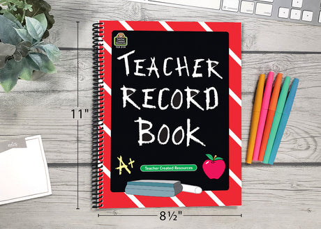 Chalkboard Teacher Record Book