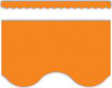 Orange Scalloped Border Trim