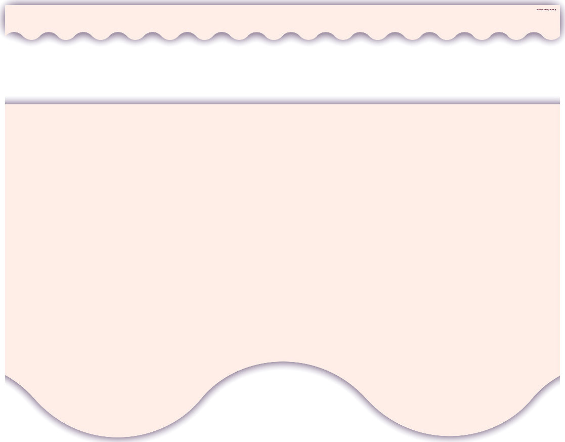 Blush Scalloped Border Trim