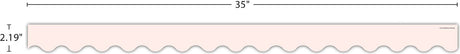 Blush Scalloped Border Trim