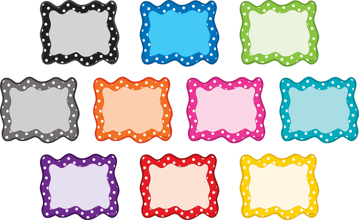Polka Dots Blank Cards Mini Accents
