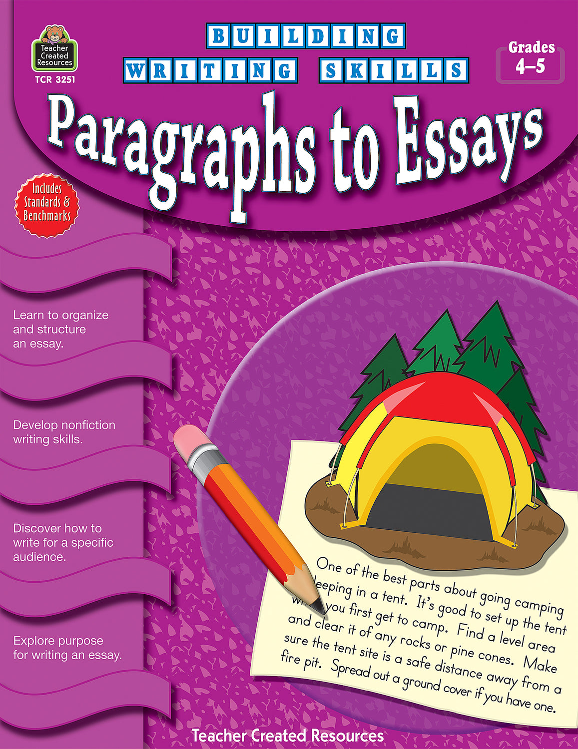 Building Writing Skills: Paragraphs To Essays (gr. 4-5)