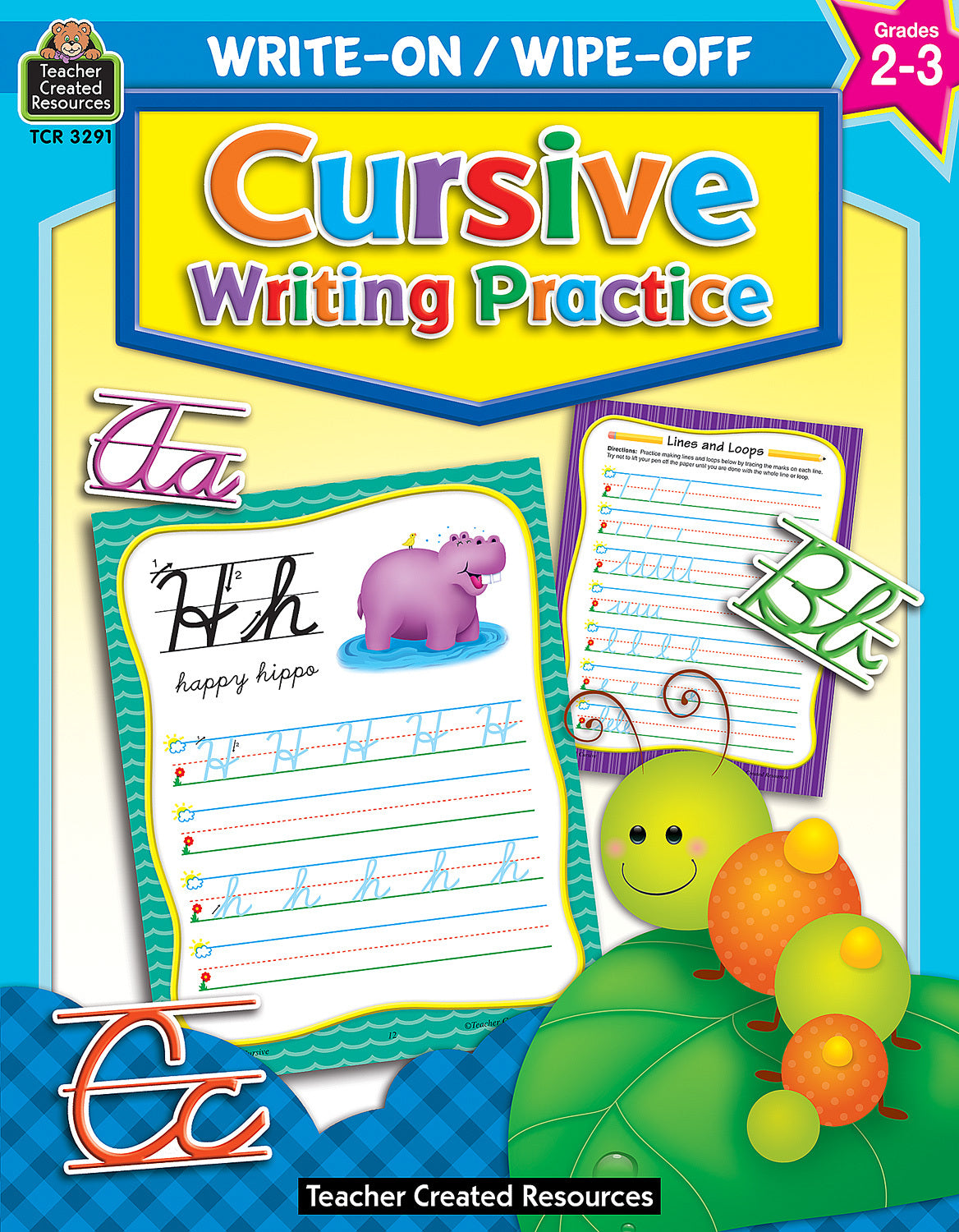 Write-On/Wipe-Off: Cursive Writing Practice