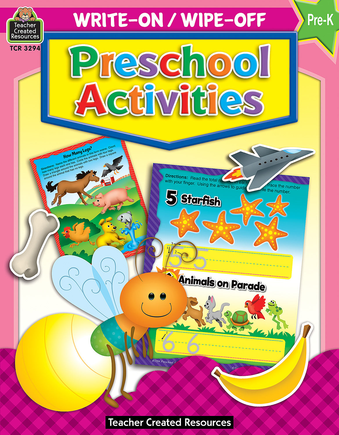 Write-On/Wipe-Off: Preschool Activities