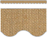 Burlap Scalloped Border Trim