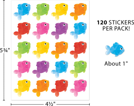 Colorful Fish Stickers