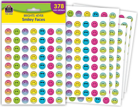 Brights 4Ever Smiley Faces Mini Stickers