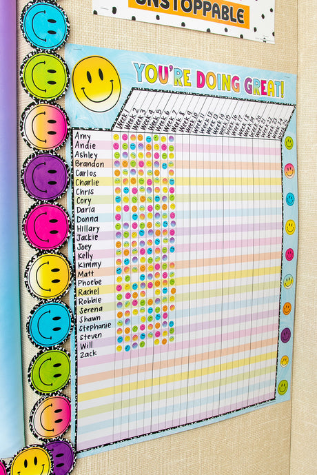 Brights 4Ever Smiley Faces Mini Stickers Valu-Pak