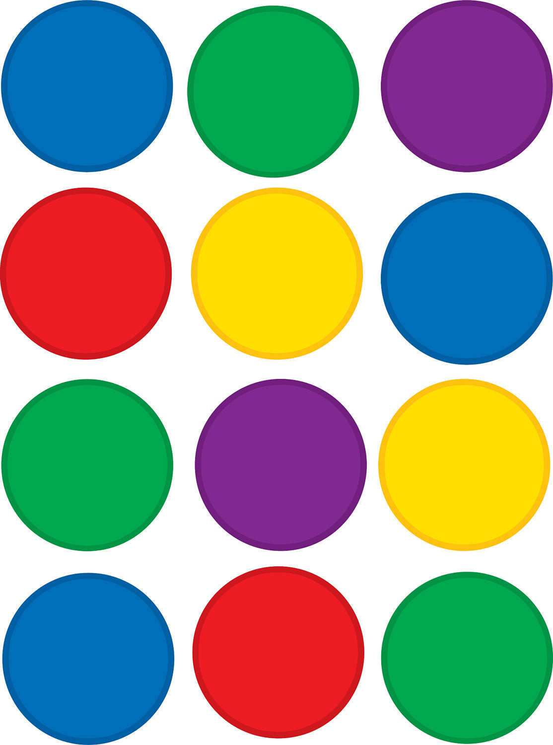 Colorful Circles Mini Accents