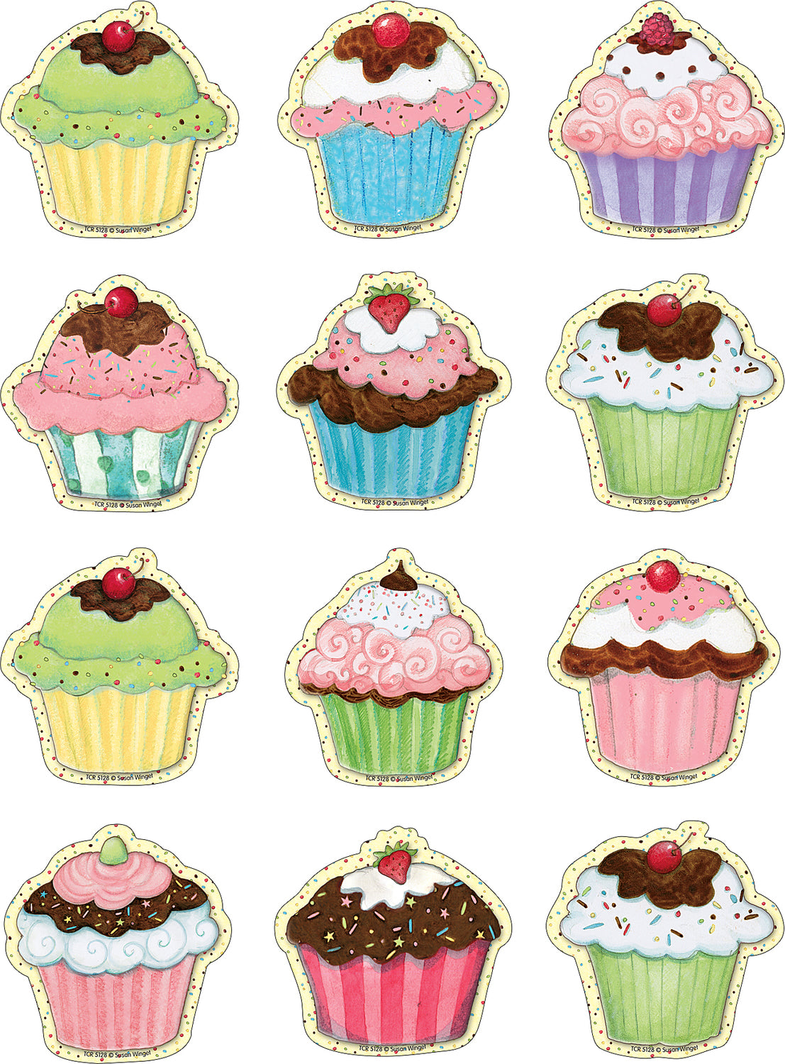 Cupcakes Mini Accents From Susan Winget