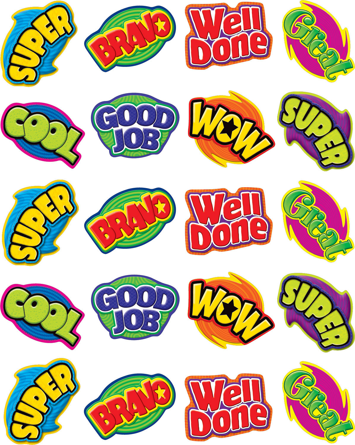 Positive Words Stickers