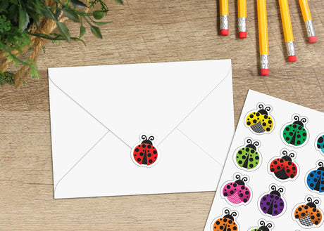 Colorful Ladybugs Stickers
