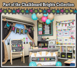 Chalkboard Brights Happy Birthday Awards