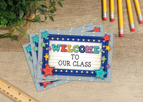 Marquee Welcome Postcards