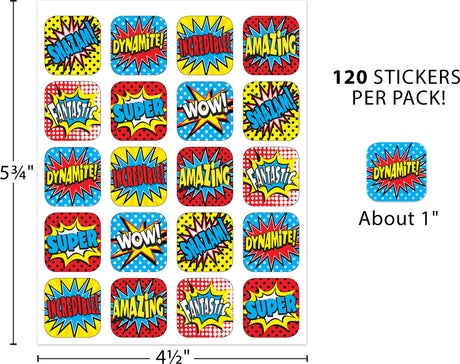 Superhero Stickers