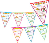 All About Me Pennants Bulletin Board