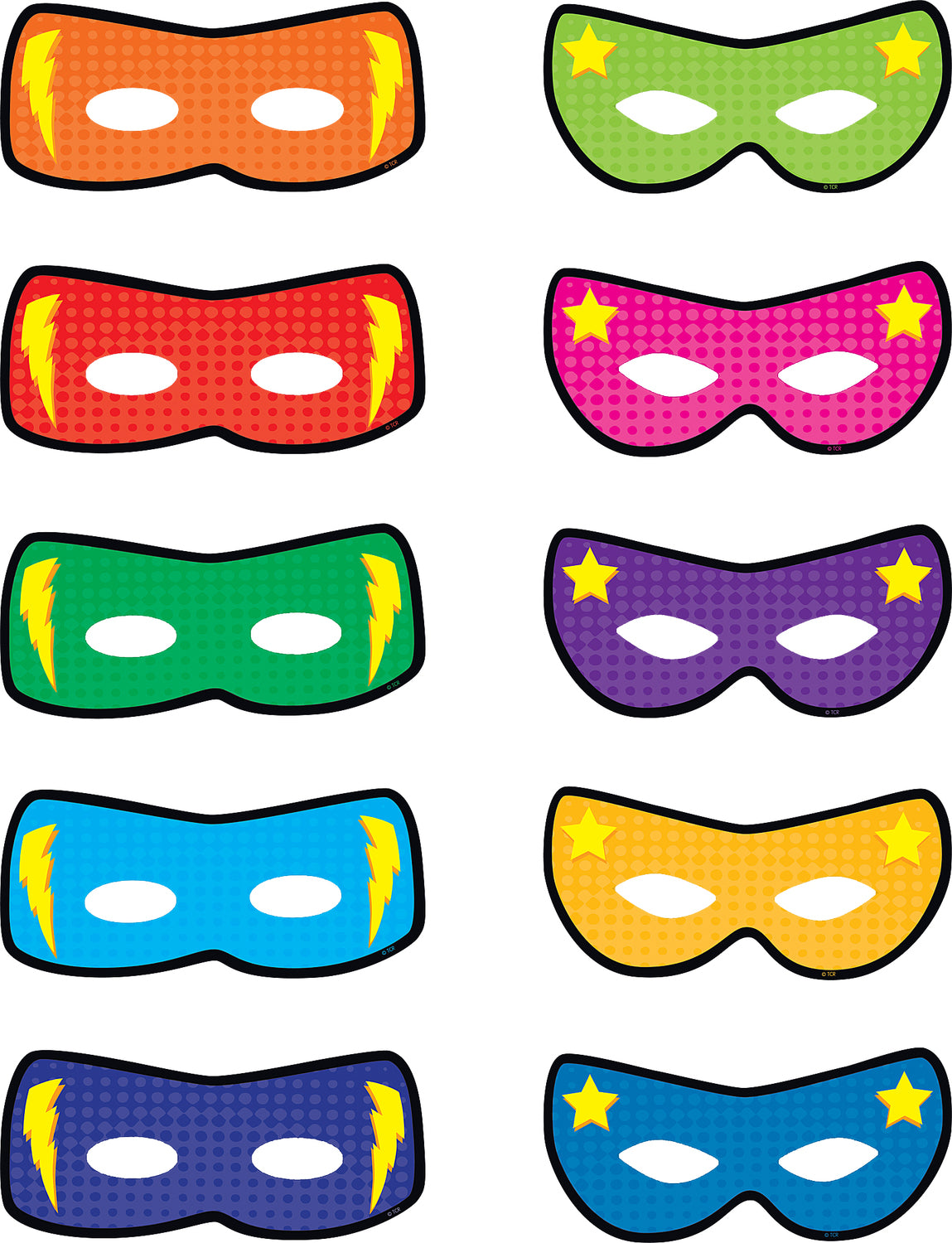 Superhero Masks Accents