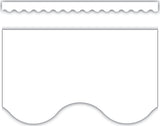 White Scalloped Border Trim