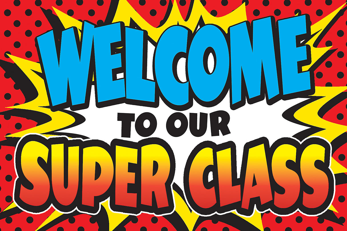 Superhero Welcome Postcards