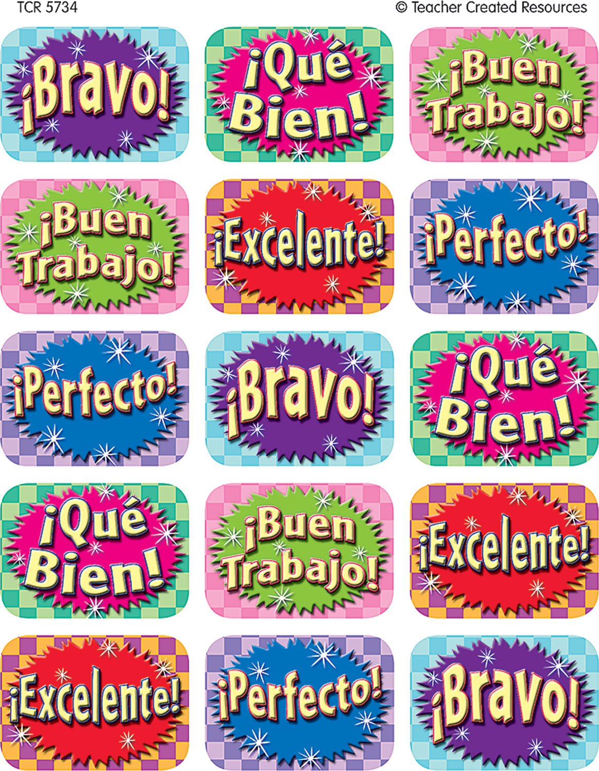 Good Work (Spanish) Jumbo Stickers