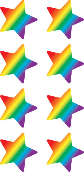 Rainbow Star Mini Stickers