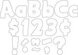 White Funtastic 4" Letters Combo Pack