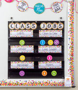 Confetti Flat Name Plates