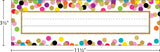 Confetti Flat Name Plates