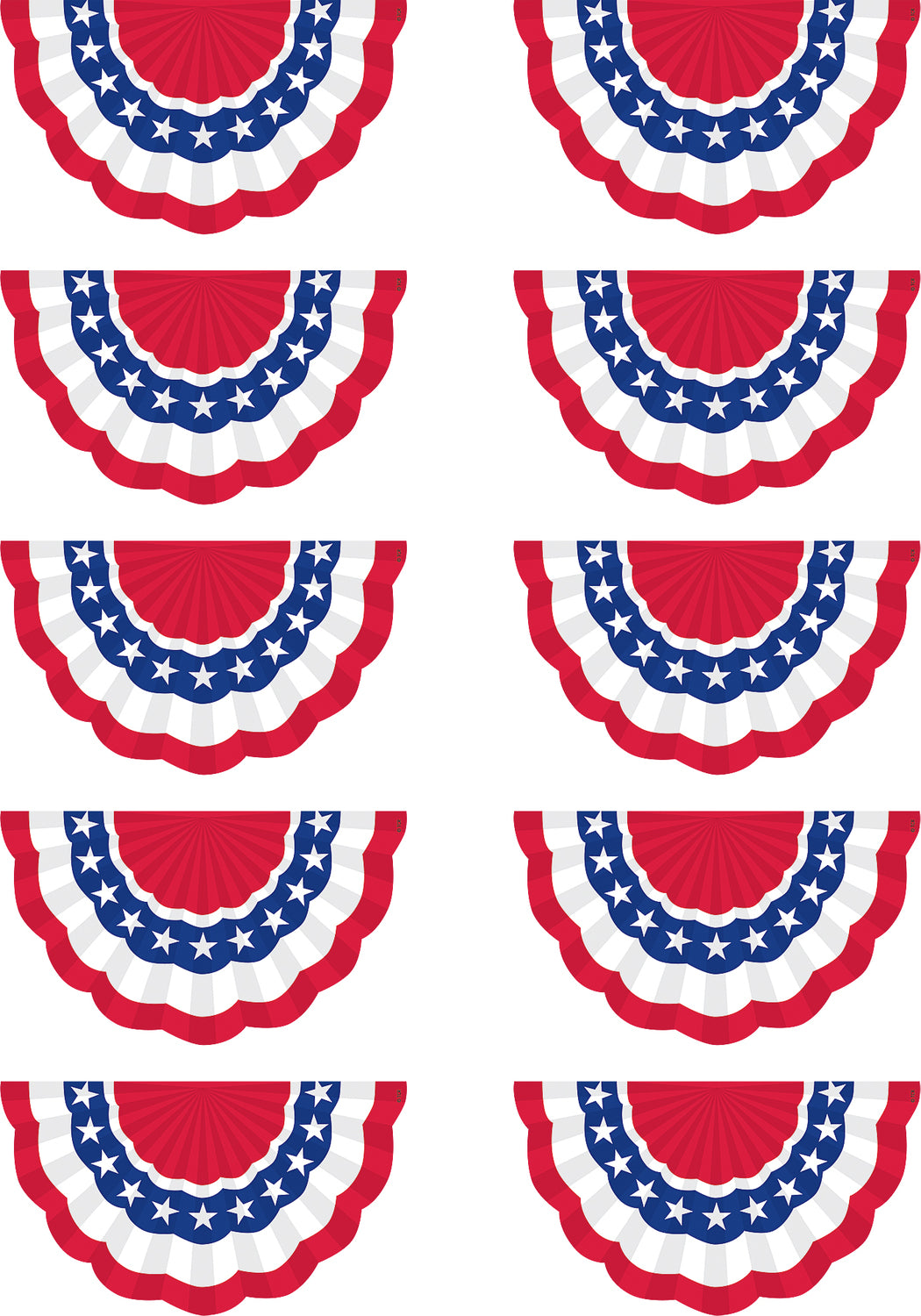 Patriotic Bunting Accents