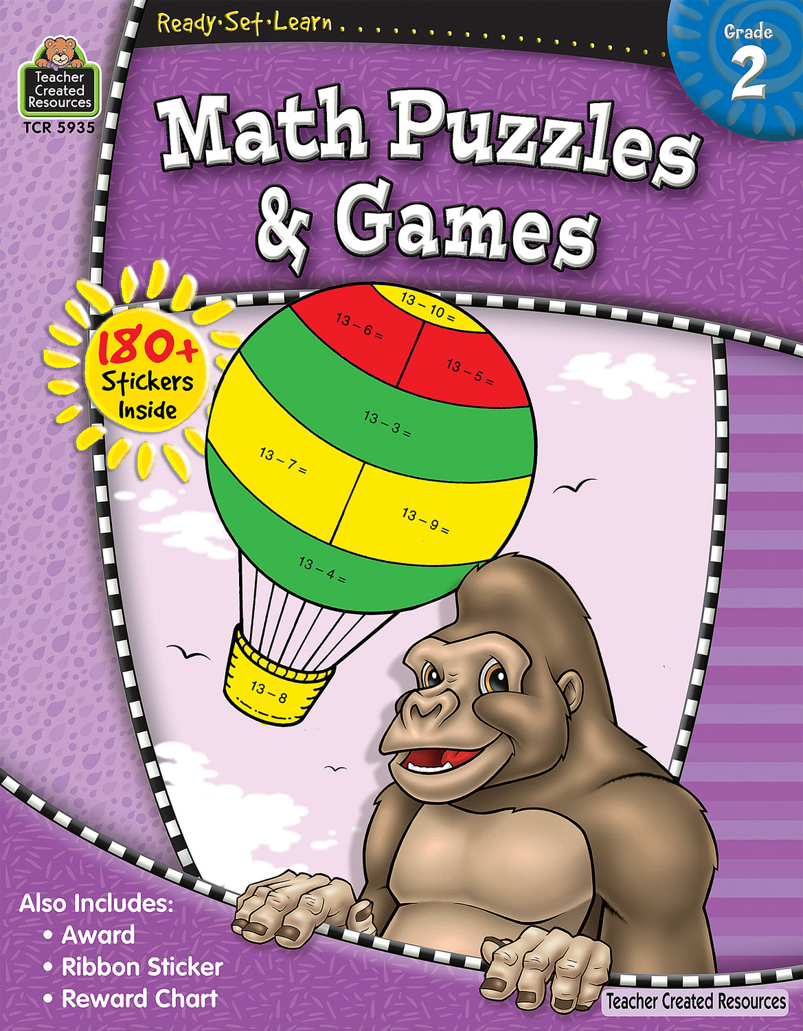 Ready-set-learn: Math Puzzles  Games (gr. 2)