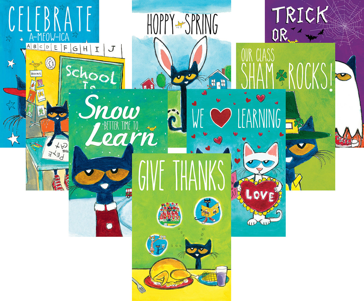 Pete the Cat® Holiday and Seasonal Poster Set