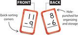 Subtraction 0–12 Flash Cards