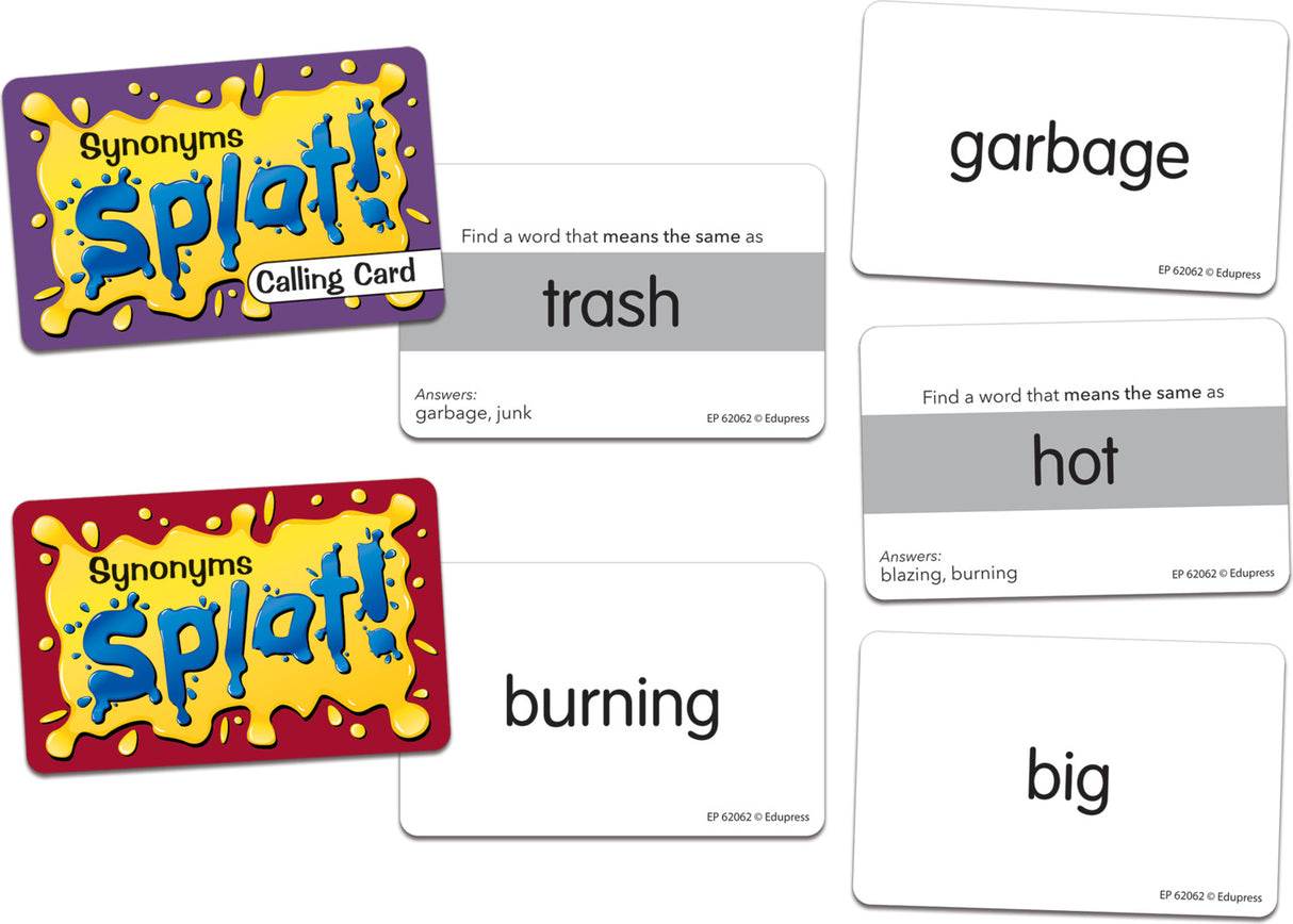 Splat™ Game: Synonyms