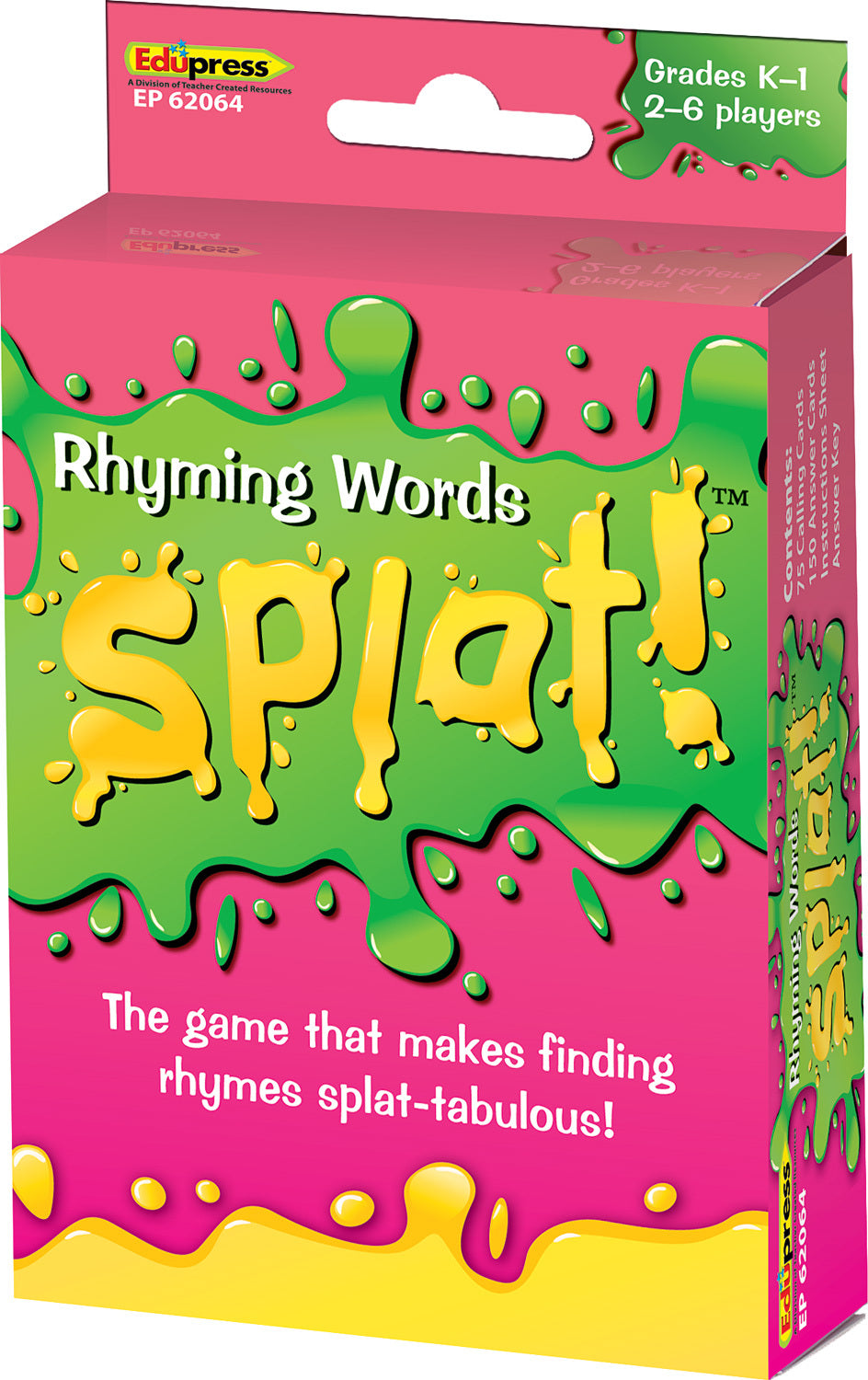 Rhyming Words Splat Game