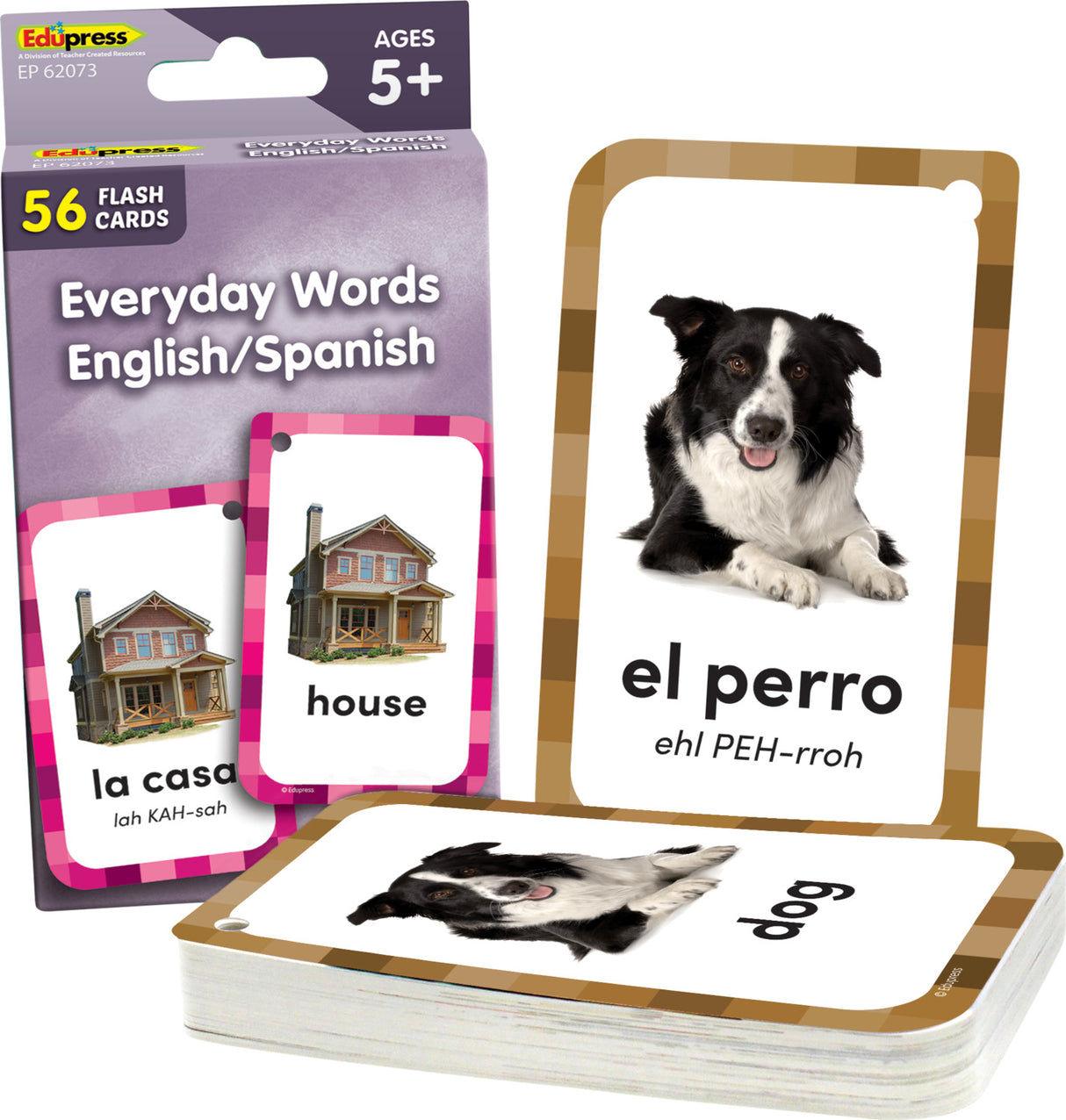 Everyday Words English/Spanish Flash Cards