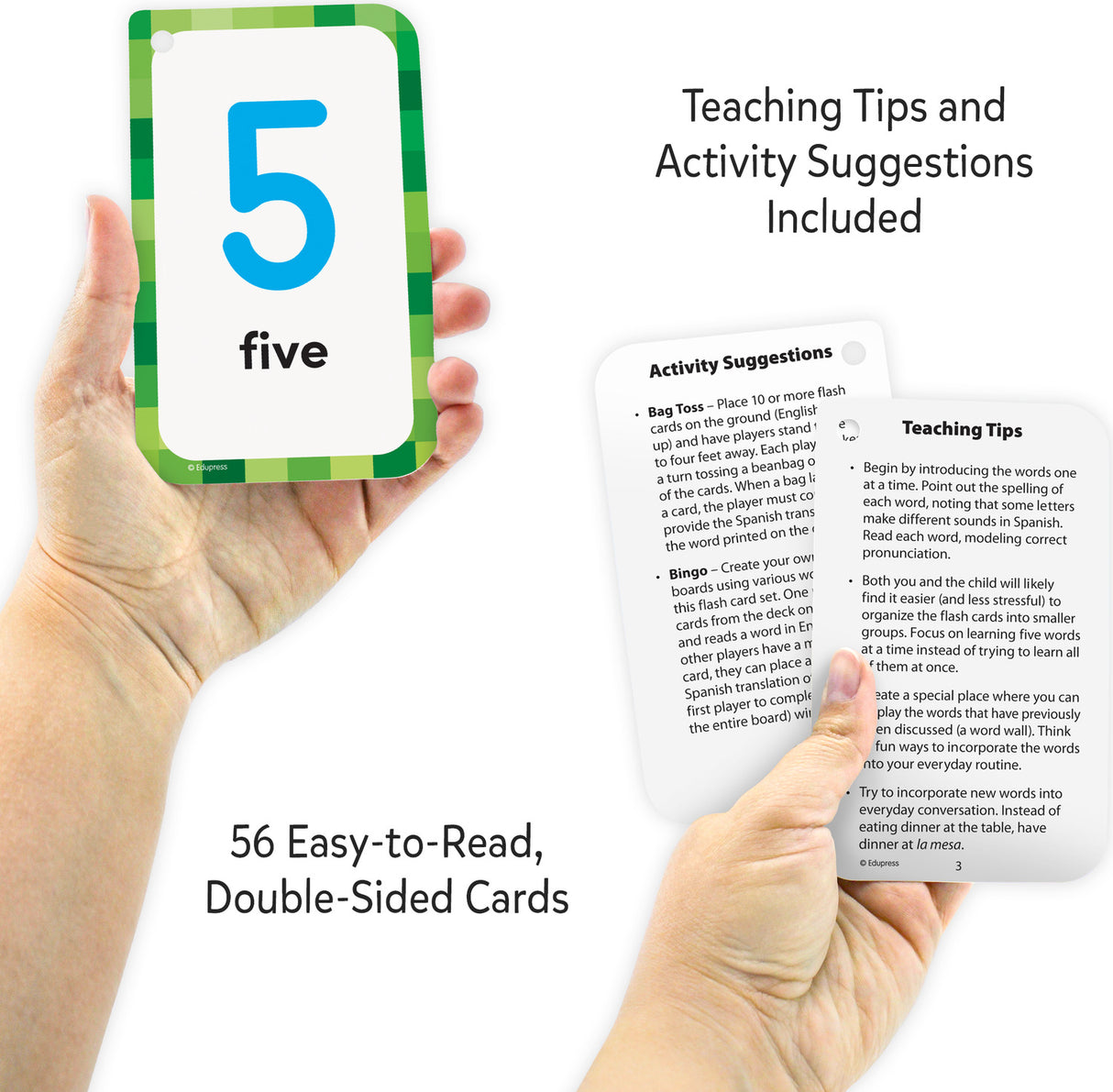 Everyday Words English/Spanish Flash Cards