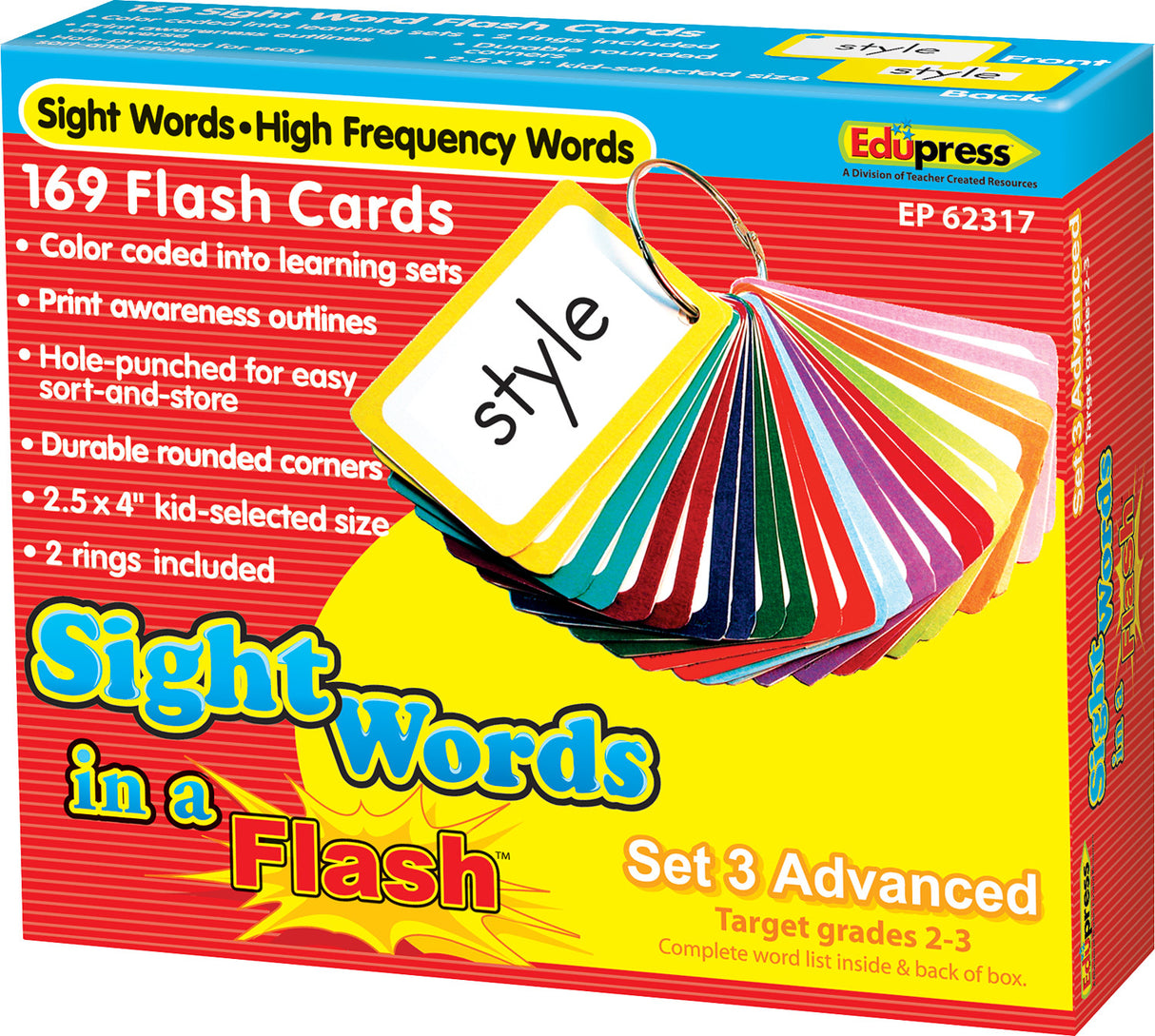 Sight Words In A Flash Cards (Gr. 2 - 3)