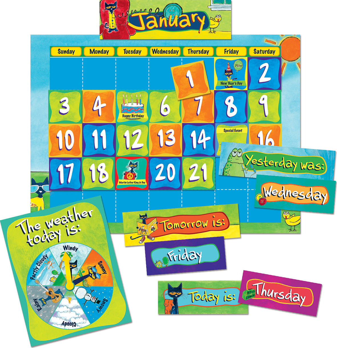 Pete the Cat® Calendar Kit