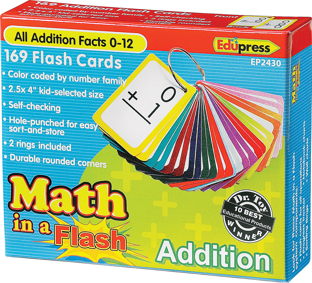 Math In A Flash Cards: Addition