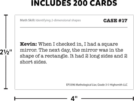 Mathological Liar Game (Gr. 3)